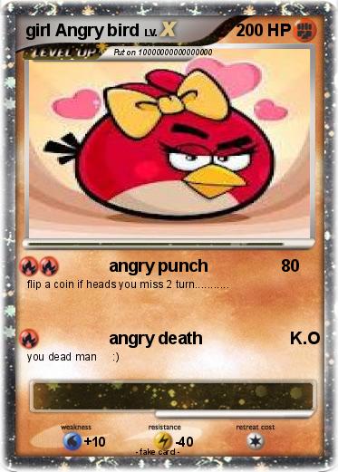 Pokemon girl Angry bird