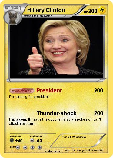 Pokemon Hillary Clinton