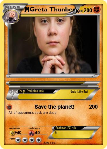 Pokemon Greta Thunberg