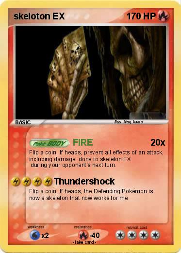 Pokemon skeloton EX