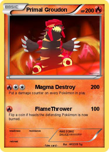Pokemon Primal Groudon
