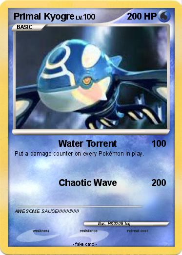 Pokemon Primal Kyogre