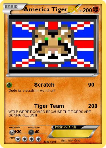 Pokemon America Tiger