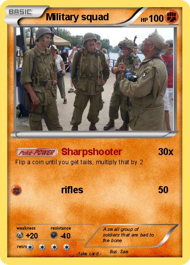 Pokemon Military squad