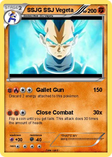 Pokemon SSJG SSJ Vegeta