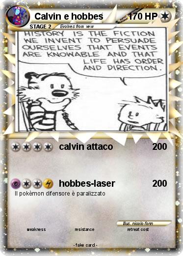 Pokemon Calvin e hobbes