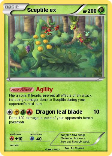 Pokemon Sceptile ex