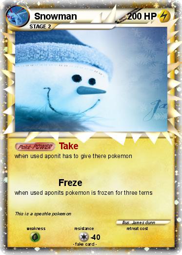 Pokemon Snowman