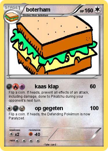 Pokemon boterham