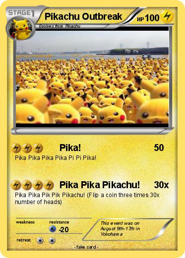 Pokemon Pikachu Outbreak