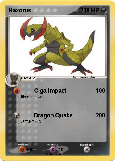 Pokemon Haxorus