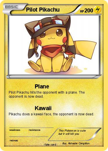 Pokemon Pilot Pikachu