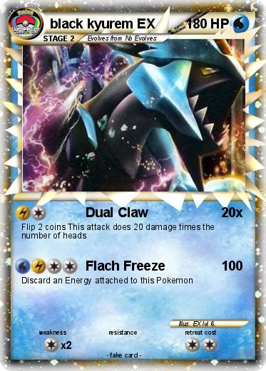 Pokemon black kyurem EX