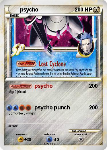 Pokemon psycho