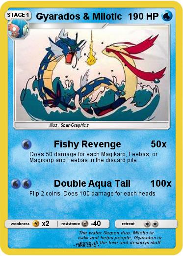 Pokemon Gyarados & Milotic