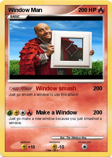 Pokemon Window Man