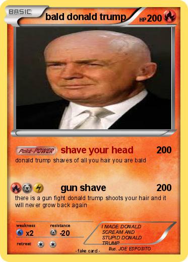 Pokemon bald donald trump