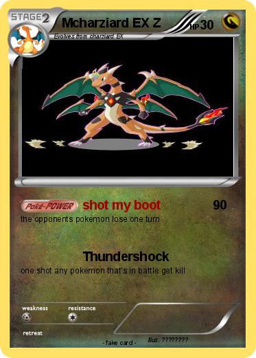 Pokemon Mcharziard EX Z
