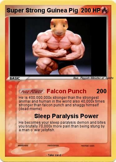 Pokemon Super Strong Guinea Pig