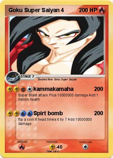 Pokemon Goku Super Saiyan 4