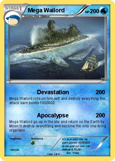 Pokemon Mega Wailord
