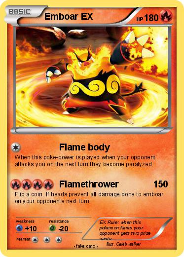 Pokemon Emboar EX