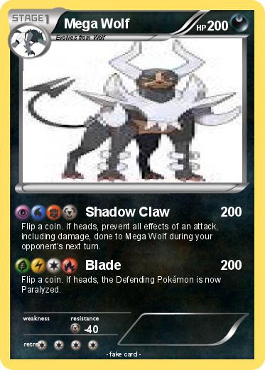 Pokemon Mega Wolf