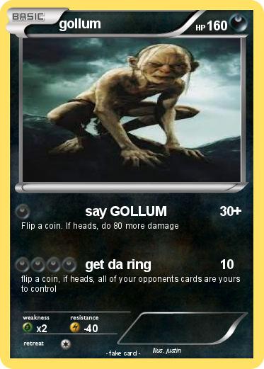 Pokemon gollum