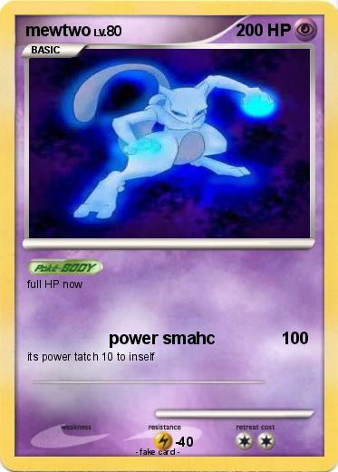 Pokemon mewtwo