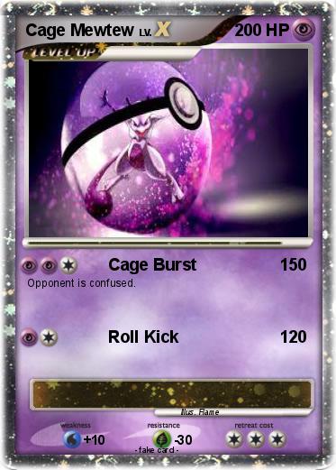 Pokemon Cage Mewtew