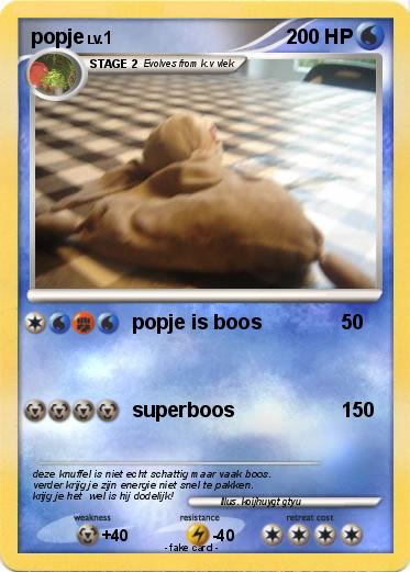 Pokemon popje