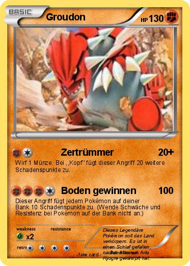 Pokemon Groudon