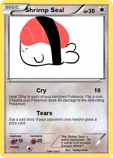 Pokemon Shrimp Seal