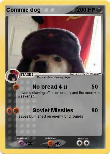 Pokemon Commie dog