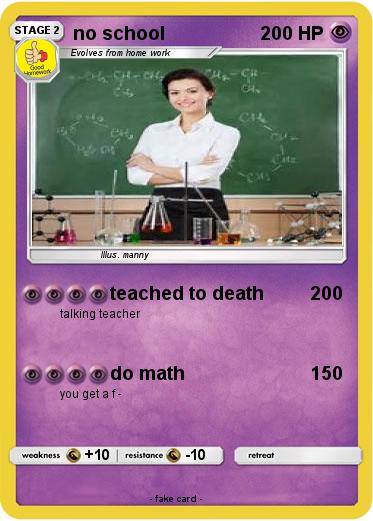 Pokemon no school