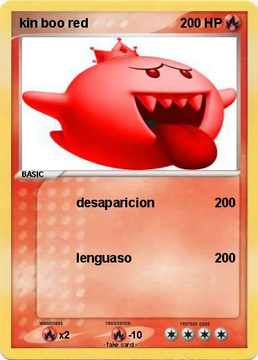 Pokemon kin boo red