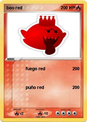 Pokemon boo red