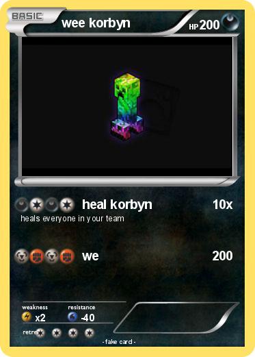 Pokemon wee korbyn