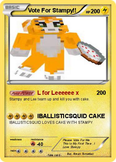 Pokemon Vote For Stampy!!
