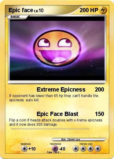 Pokemon Epic face