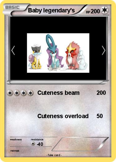 Pokemon Baby legendary's