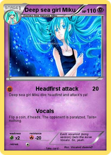Pokemon Deep sea girl Miku