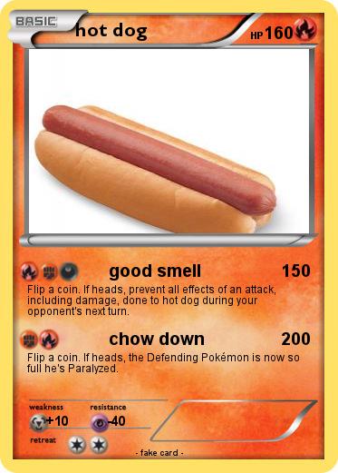 Pokemon hot dog