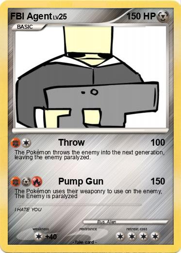 Pokemon FBI Agent