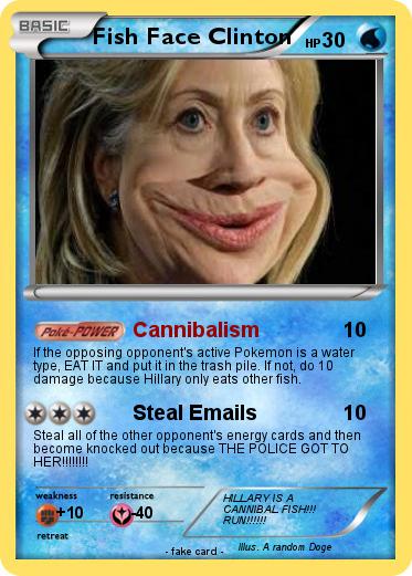 Pokemon Fish Face Clinton