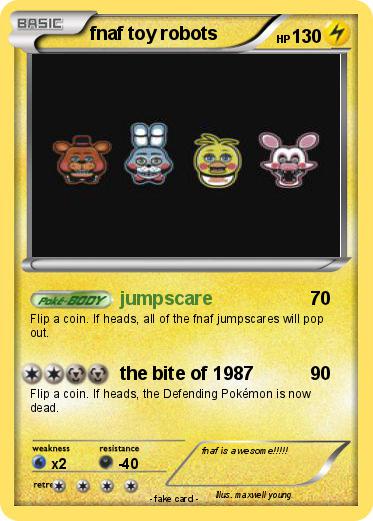 Pokemon fnaf toy robots
