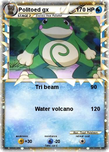 Pokemon Politoed gx