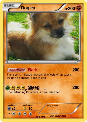 Pokemon Dog ex