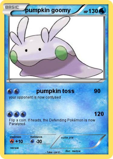 Pokemon pumpkin goomy