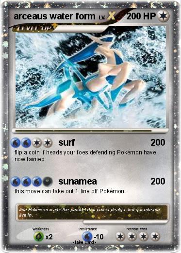Pokemon arceaus water form